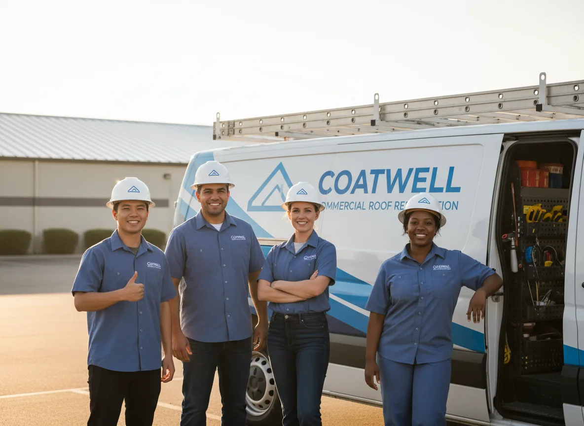 Commercial roof coating company in Agawam, MA